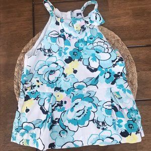 Janie and Jack Teal floral dress